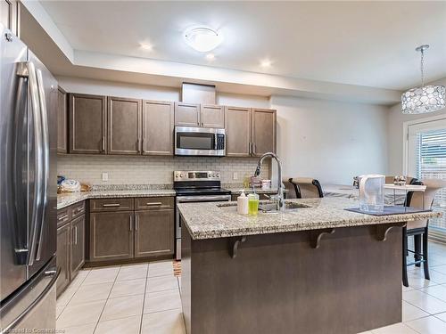 61 Sonoma Valley Crescent, Hamilton, ON - Indoor Photo Showing Kitchen With Stainless Steel Kitchen With Upgraded Kitchen