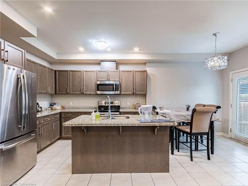 61 Sonoma Valley Crescent, Hamilton, ON - Indoor Photo Showing Kitchen With Stainless Steel Kitchen With Upgraded Kitchen