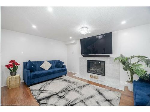 35 Jones Drive, Barrie, ON - Indoor Photo Showing Living Room With Fireplace