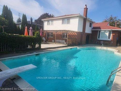 1856 Briarcrook Crescent Briarcrook Crescent, Mississauga, ON - Outdoor With In Ground Pool