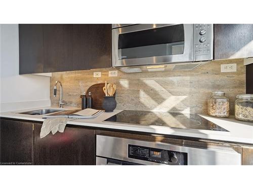 612-10 Capreol Court, Toronto, ON - Indoor Photo Showing Kitchen With Double Sink With Upgraded Kitchen