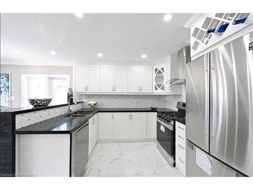 Main-39 Walter Avenue S, Hamilton, ON - Indoor Photo Showing Kitchen With Double Sink With Upgraded Kitchen