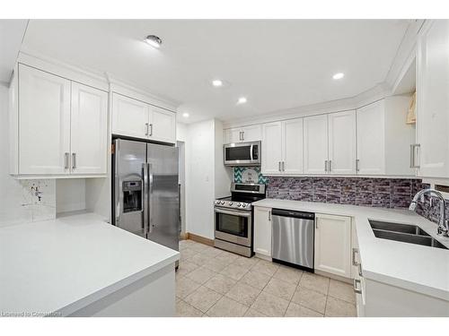 27 Bernick Drive, Barrie, ON - Indoor Photo Showing Kitchen With Stainless Steel Kitchen With Double Sink