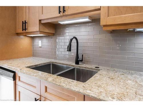 5160 Silvercreek Drive, Burlington, ON - Indoor Photo Showing Kitchen With Double Sink