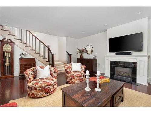 1100 Haydonbridge Court, Peel, ON - Indoor Photo Showing Living Room With Fireplace