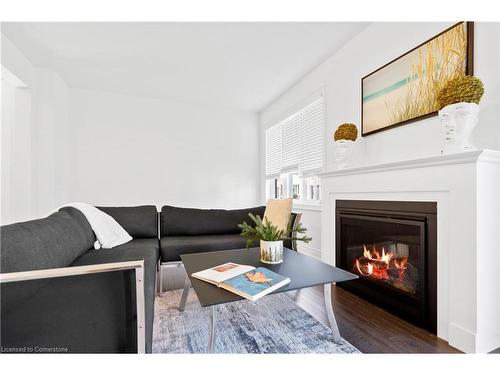 22 Autumn Drive Drive, Wasaga Beach, ON - Indoor Photo Showing Living Room With Fireplace