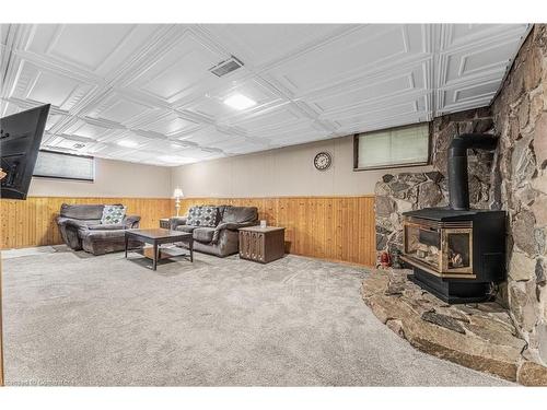 605 Alder Street W, Dunnville, ON - Indoor With Fireplace