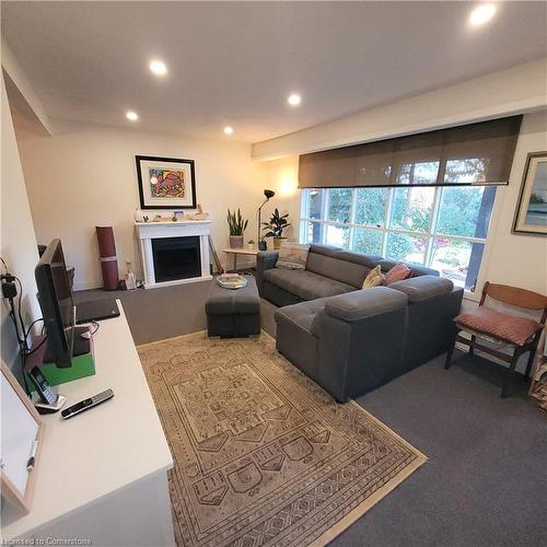 93 Water Street E, Elora, ON - Indoor Photo Showing Living Room With Fireplace