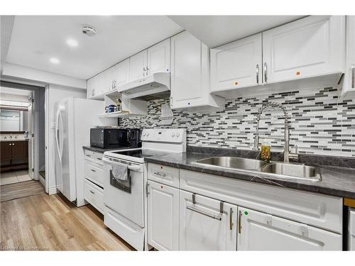 70 Gainsborough Road, Hamilton, ON - Indoor Photo Showing Kitchen With Double Sink