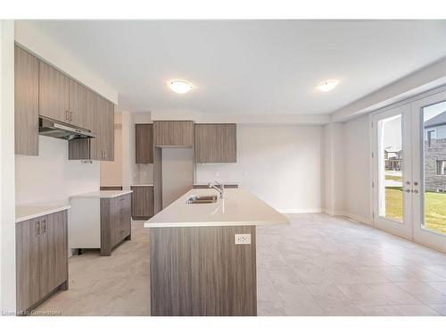 53 Robert Wyllie Street, Ayr, ON - Indoor Photo Showing Kitchen With Double Sink