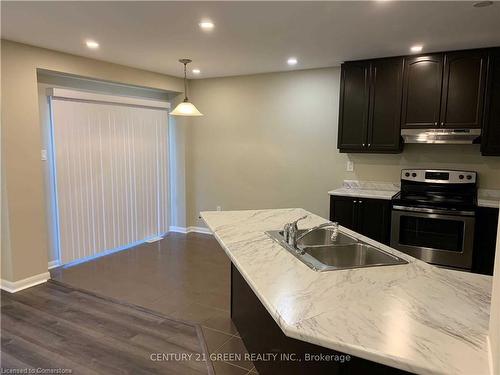 258 Gleave Terrace, Milton, ON - Indoor Photo Showing Kitchen With Double Sink