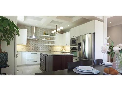 96 Barrie Street, Bradford, ON - Indoor Photo Showing Kitchen With Upgraded Kitchen