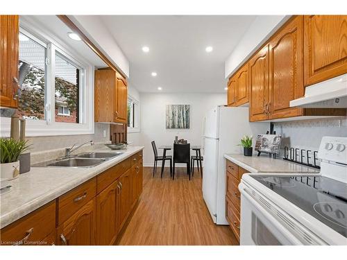 47 Sunrise Drive, Hamilton, ON - Indoor Photo Showing Kitchen With Double Sink