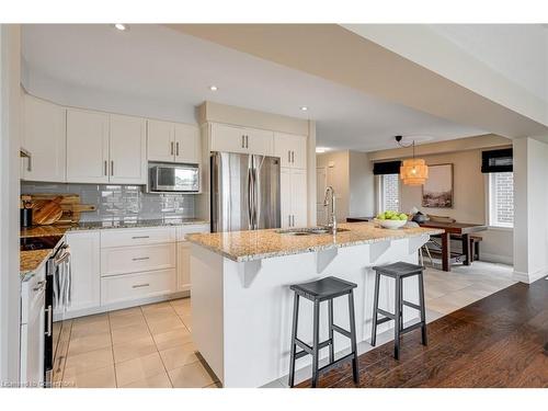 166 Bradshaw Drive, Stratford, ON - Indoor Photo Showing Kitchen With Stainless Steel Kitchen With Upgraded Kitchen