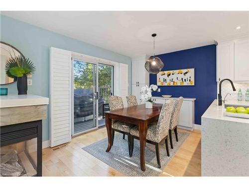 5756 Whitehorn Avenue, Mississauga, ON - Indoor Photo Showing Dining Room With Fireplace