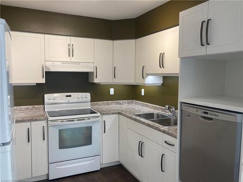 206-850 Alpha Street, Owen Sound, ON - Indoor Photo Showing Kitchen With Double Sink