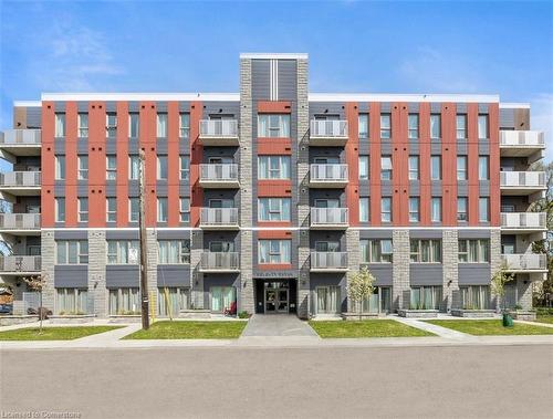 422-77 Leland Street, Hamilton, ON - Outdoor With Balcony With Facade