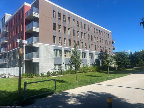 422-77 Leland Street, Hamilton, ON - Outdoor With Balcony With Facade