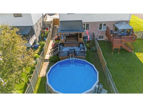 617 Front Street, Quinte West, ON - Outdoor With Above Ground Pool With Deck Patio Veranda With Exterior