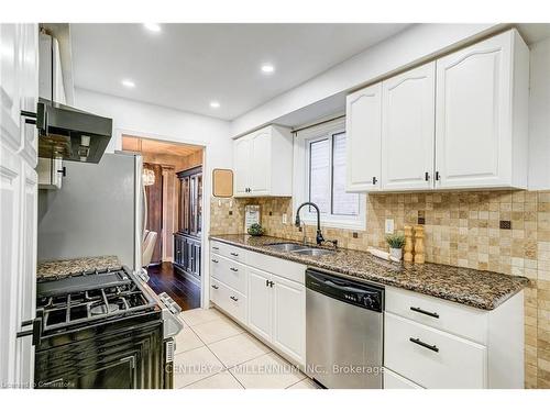 15 Rosebud Avenue, Brampton, ON - Indoor Photo Showing Kitchen With Double Sink