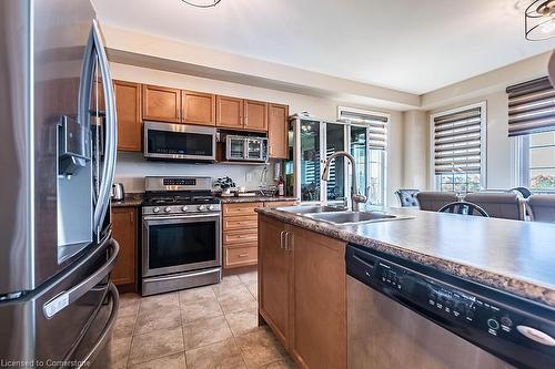 26 Clearfield Drive, Brampton, ON - Indoor Photo Showing Kitchen With Stainless Steel Kitchen With Double Sink