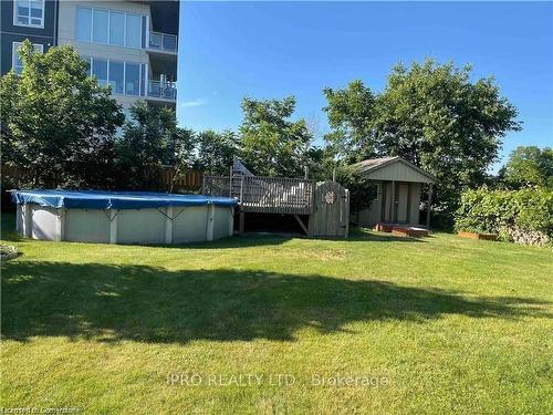 585 Garner Road, Hamilton, ON - Outdoor With Above Ground Pool With Backyard