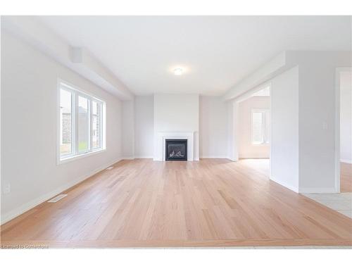 15 Bird Street, Simcoe, ON - Indoor Photo Showing Living Room With Fireplace