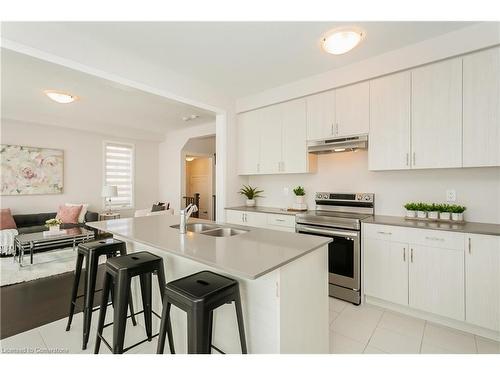 421 Robert Woolner Street, Ayr, ON - Indoor Photo Showing Kitchen With Double Sink