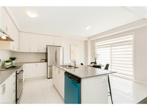 421 Robert Woolner Street, Ayr, ON - Indoor Photo Showing Kitchen With Double Sink With Upgraded Kitchen