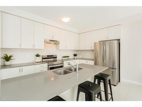 421 Robert Woolner Street, Ayr, ON - Indoor Photo Showing Kitchen With Double Sink With Upgraded Kitchen