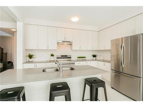 421 Robert Woolner Street, Ayr, ON - Indoor Photo Showing Kitchen With Double Sink With Upgraded Kitchen