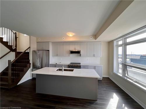 1565 Rose Way, Milton, ON - Indoor Photo Showing Kitchen With Stainless Steel Kitchen With Upgraded Kitchen