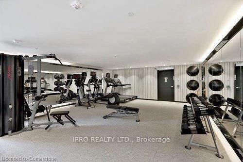 219-210 Sabina Drive, Oakville, ON - Indoor Photo Showing Gym Room