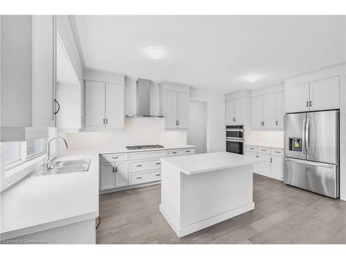 Upper-115 Hillcrest Road, Port Colborne, ON - Indoor Photo Showing Kitchen With Double Sink