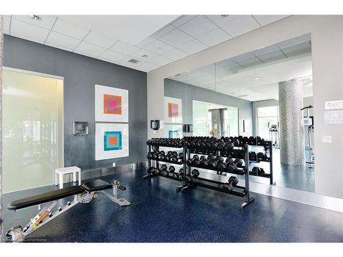 1413-55 Speers Road Drive, Oakville, ON - Indoor Photo Showing Gym Room