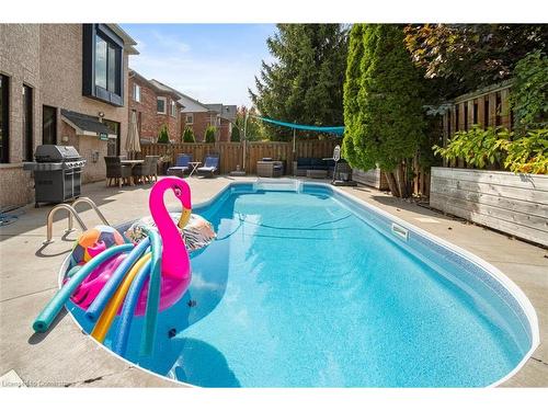 23 North Ridge Crescent, Georgetown, ON - Outdoor With In Ground Pool With Backyard