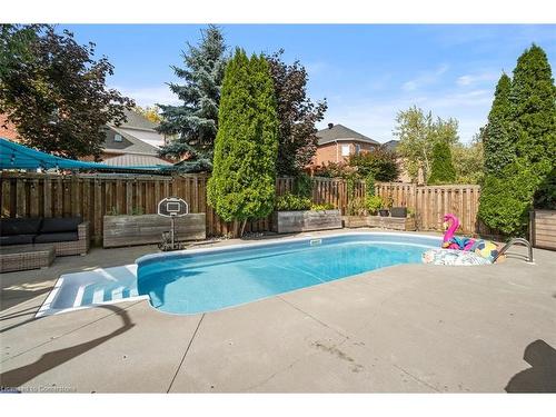 23 North Ridge Crescent, Georgetown, ON - Outdoor With In Ground Pool With Backyard