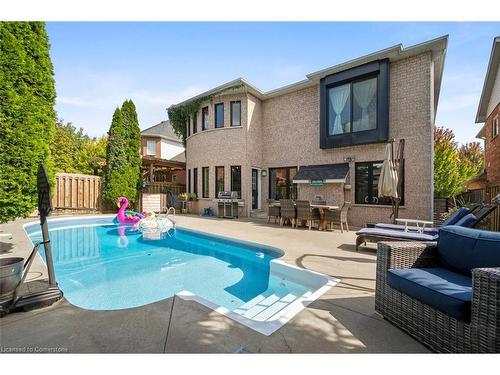 23 North Ridge Crescent, Georgetown, ON - Outdoor With In Ground Pool With Deck Patio Veranda