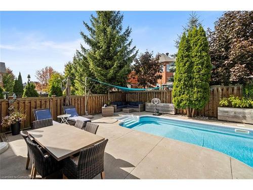 23 North Ridge Crescent, Georgetown, ON - Outdoor With In Ground Pool With Deck Patio Veranda