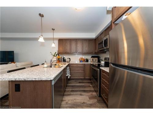 540 Bellflower Court, Milton, ON - Indoor Photo Showing Kitchen With Stainless Steel Kitchen With Double Sink