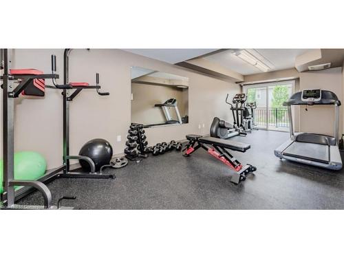 301-175 Commonwealth Street, Kitchener, ON - Indoor Photo Showing Gym Room