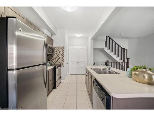 4122 Palermo Common, Burlington, ON - Indoor Photo Showing Kitchen With Double Sink