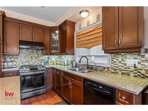 691 Robert Ferrie Drive, Kitchener, ON - Indoor Photo Showing Kitchen With Double Sink