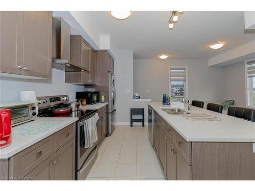 122 Oat Lane, Kitchener, ON - Indoor Photo Showing Kitchen With Stainless Steel Kitchen With Double Sink