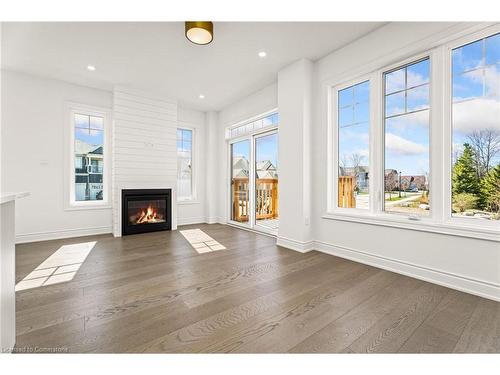 42 Little River Crossing, Wasaga Beach, ON - Indoor Photo Showing Living Room With Fireplace