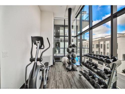 A402-1117 Cooke Boulevard, Burlington, ON - Indoor Photo Showing Gym Room