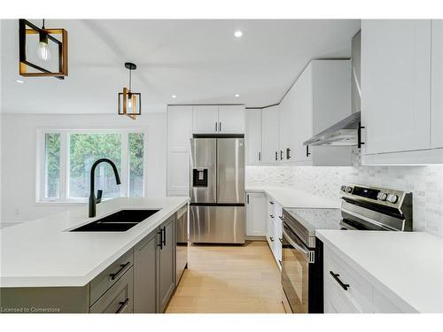 492 Birch Street, Collingwood, ON - Indoor Photo Showing Kitchen With Double Sink With Upgraded Kitchen