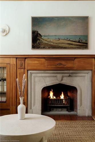 28 Eleventh Street West Street, Toronto, ON - Indoor With Fireplace