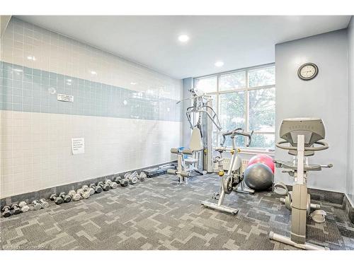 412-2365 Central Park Drive, Oakville, ON - Indoor Photo Showing Gym Room