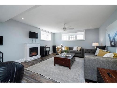 321312 Con Road 6-7 Road, Grand Valley, ON - Indoor Photo Showing Living Room With Fireplace